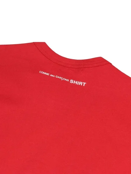 Tricou Comme Des Garçons Shirt cu imagine roșu