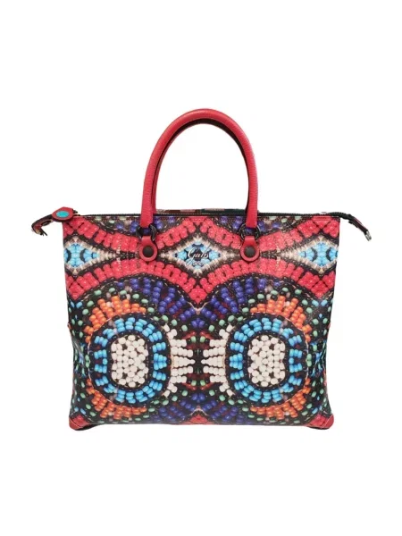 Wielobarwność torebka skórzana Gabs skórzana