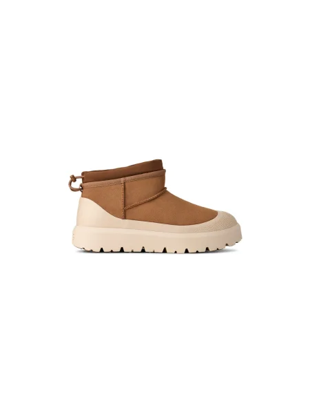 Klasické malé mini členkové topánky Ugg biela