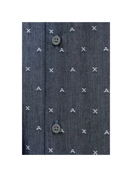 Koszula Armani Exchange casual niebieska