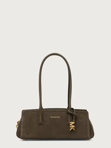 MICHAEL Michael Kors geantă baguette pentru femei din piele întoarsă LAILA verde