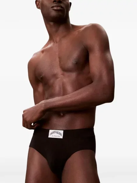 Бикини Calvin Klein Underwear с автограф черно