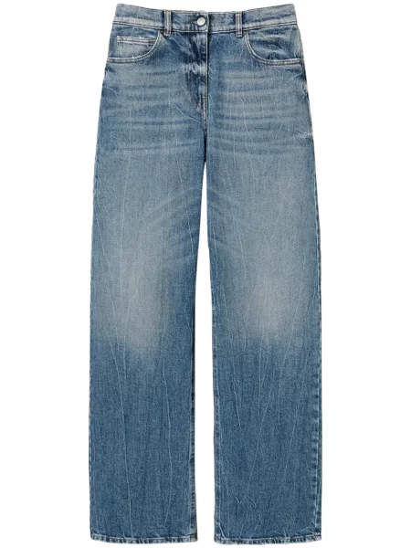 Blugi drepți Twinset albastru