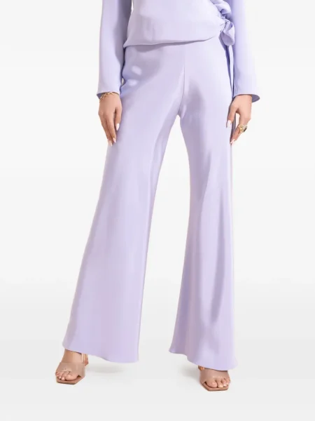 Pantaloni Peter Cohen cu picior lat violet
