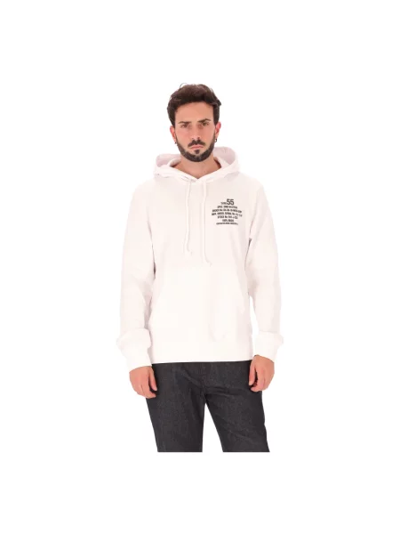 Bluza z kapturem Diesel z kapturem biała
