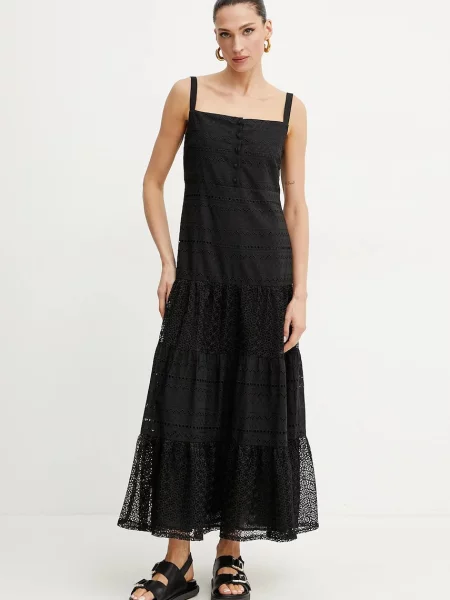 Marella rochie BAVERO midi evazati negru