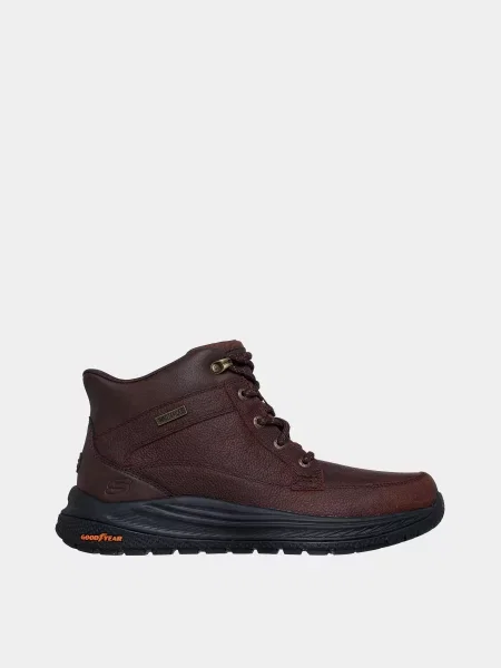 Черевики Skechers Meroe шкіра/штучна шкіра коричневий