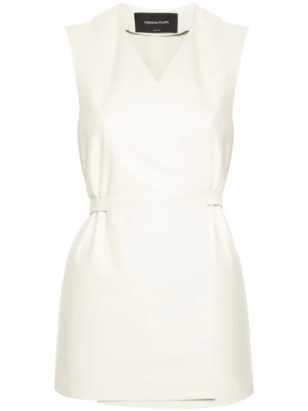 Kamizelka Fabiana Filippi skórzana kopertowa