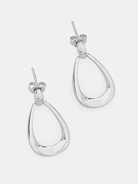 Srebrne naušnice Answear.LAB
