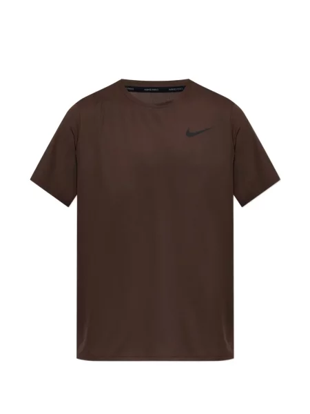 Плетено къс яке Nike кафяво