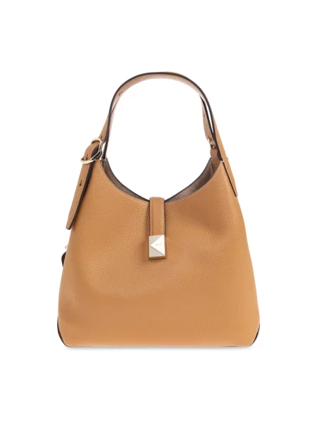 Shopperka Kate Spade skórzana beżowa