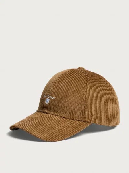 Czapka z daszkiem Barbour beżowa