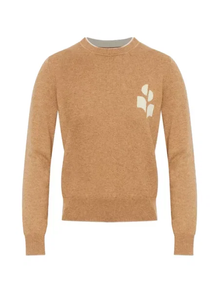 Pulover Marant Etoile cu autograf maro