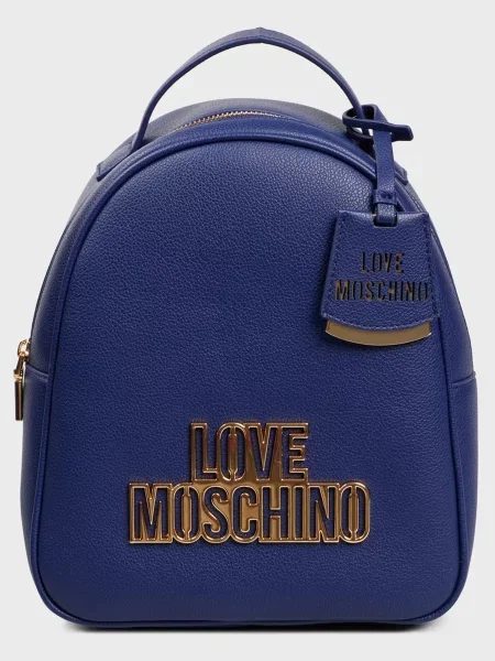Moschino Рюкзак Поліуретан синій