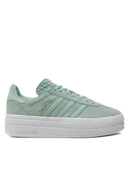 Кожени маратонки adidas Originals Gazelle Bold тюркоазено бяло