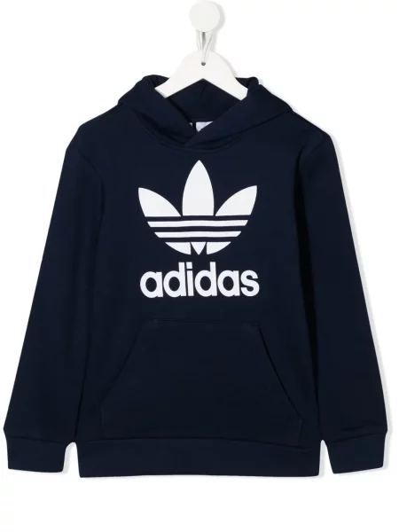 Bluza z kapturem dziecięca Adidas niebieska