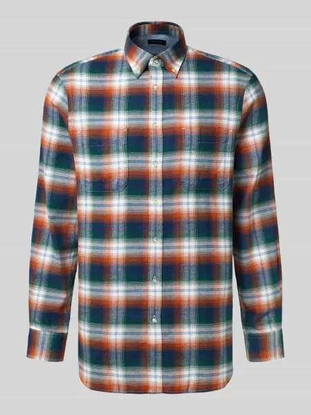 Koszula casualowa o kroju regular fit z kołnierzykiem typu button down Christian Berg Men