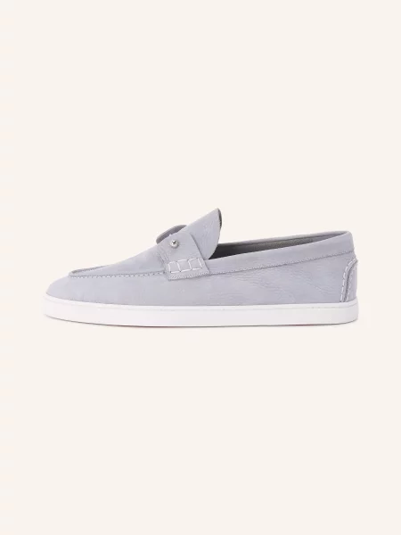 Christian Louboutin Mokasíny Chambeliboat černošedá