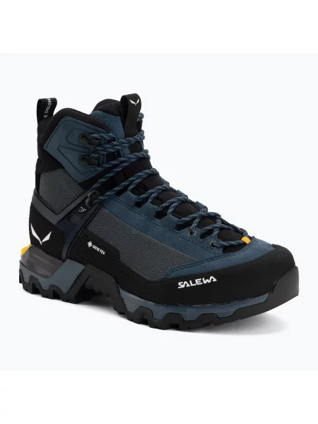 Férfi magashegyi cipő Salewa MTN Trainer 3 Tech Mid GTX orion kék/áfonya MTN Trainer 3 Tech Mid GTX kék