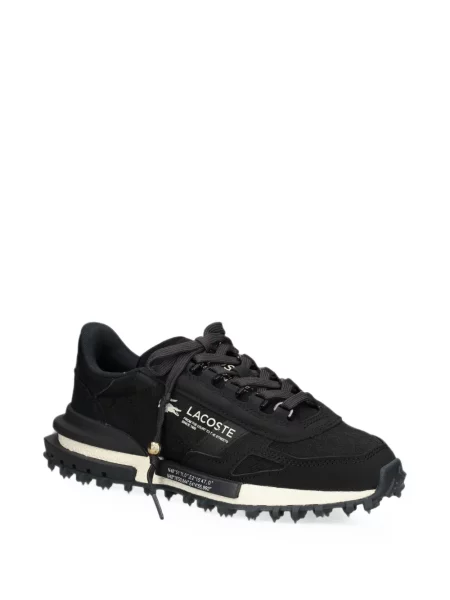 Sneakerși Lacoste cu imagine negru