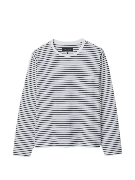 Dlouho tričko Rag & Bone bílé