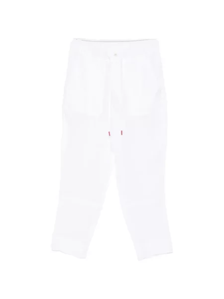 Pantaloni de in Kiton de in alb