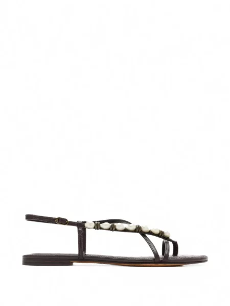 Sandale Sam Edelman cu perle maro