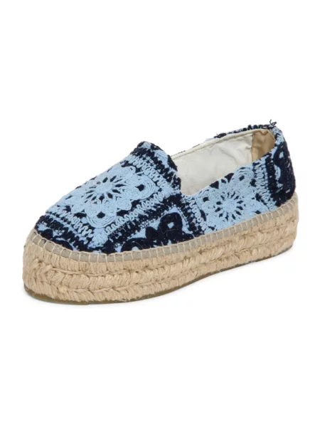 Loafersy Manebi niebieskie