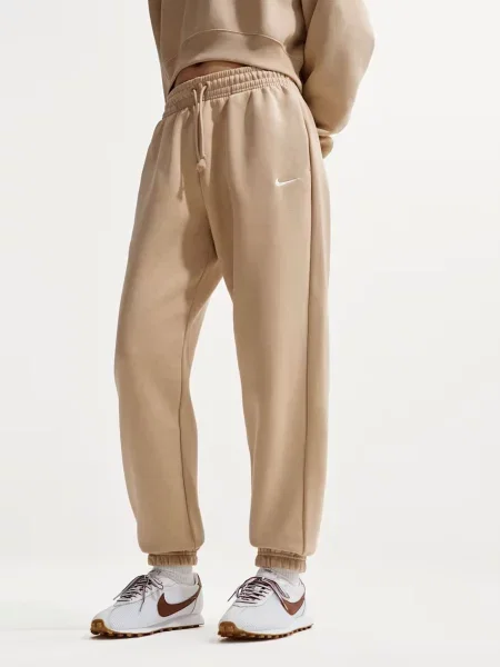 Спортивні штани NIKE NSW PHNX FLC HR OS бавовна/поліестер бежевий