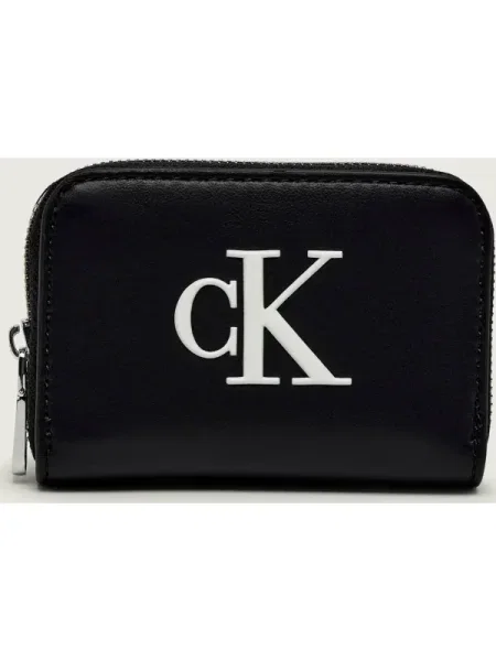Calvin Klein Portofel / alb negru