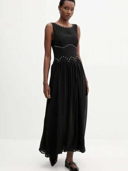Сукня Never Fully Dressed maxi розкльошена чорний
