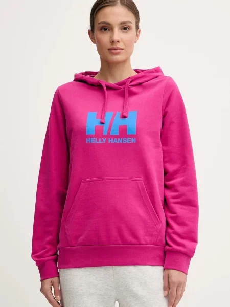 Helly Hansen mikina HH LOGO růžová