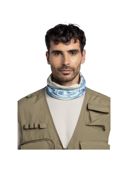 Fular Buff albastru