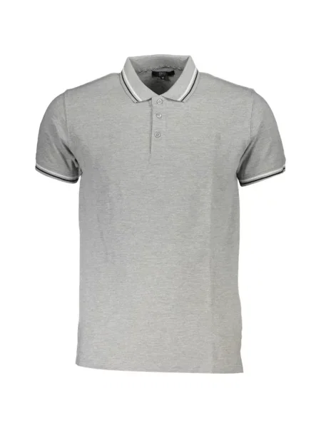 Scurt tricou polo Cavalli Class gri