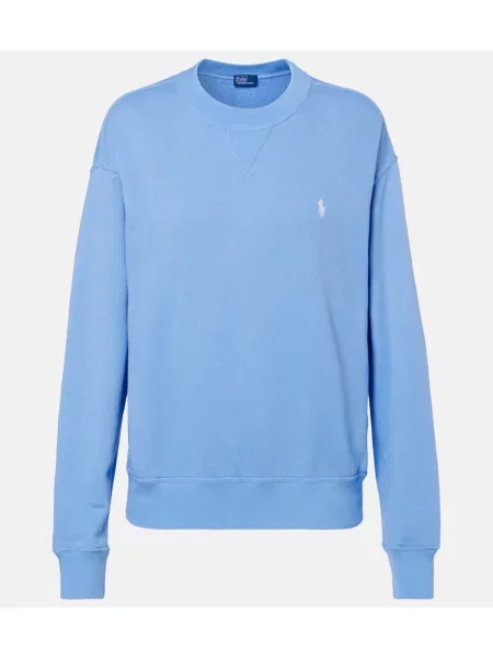 Hanorac din fleece Polo Ralph Lauren din fleece albastru