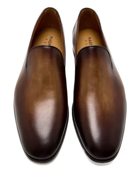 Chiloți Magnanni din piele slip-on maro