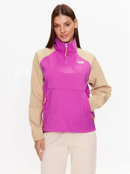 Μπουφάν anorak The North Face μωβ