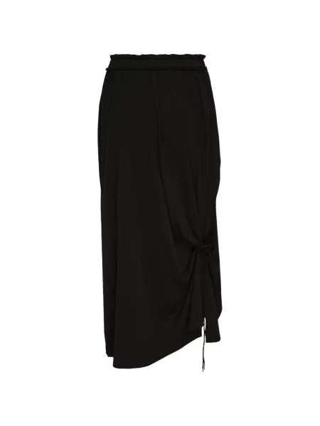 Fustă midi Y's asimetrică negru