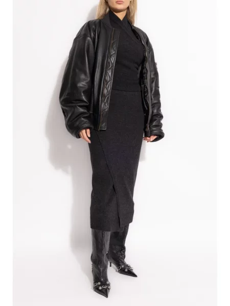 Fustă Balenciaga gri