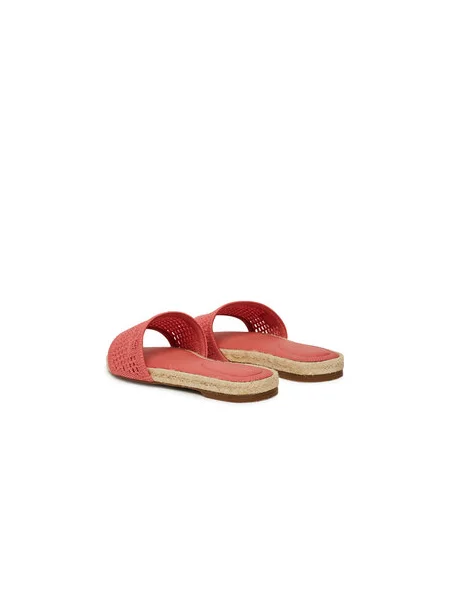 Natikače Tommy Hilfiger Knit Mesh Espadrille Flat Sandal Koraljna