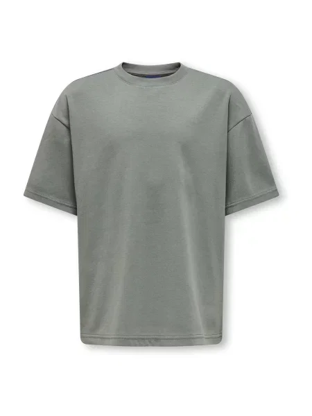 Only & Sons Junior Tricou OSJCASPIAN fumuriu gri