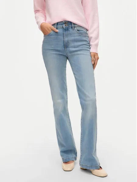 Vero Moda Džínsy Tanna Flared Fit modrá