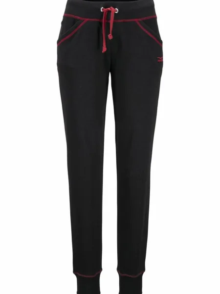 BENCH Hlače rdeča črna