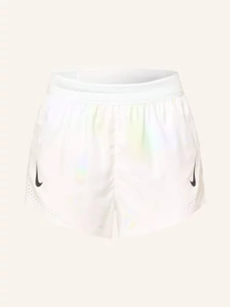 Nike Běžecké Šortky 2 V 1 Aeroswift / světle fialová / tmavě žlutá bílá