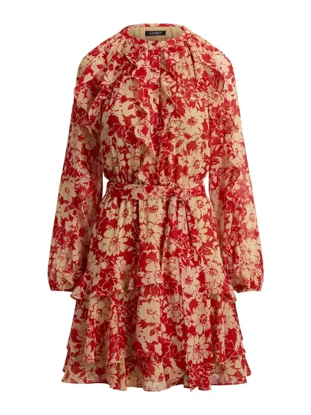 Lauren Ralph Lauren Rochie bej roșu