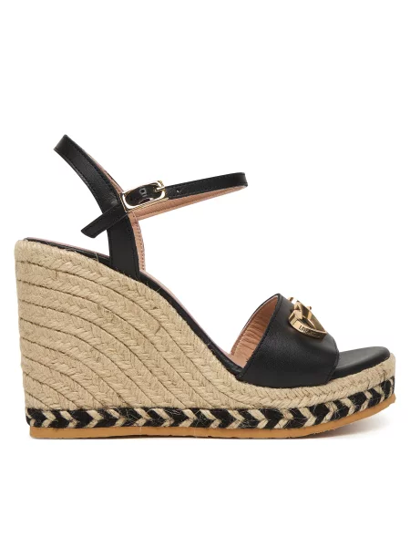 Espadrilky LOVE MOSCHINO černé
