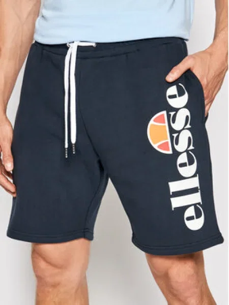 ELLESSE Pantaloni Bossini bleumarin roșu alb