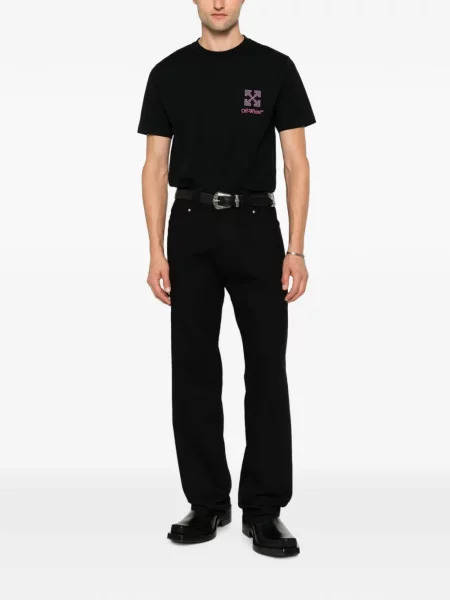 Tricou Off-white cu imagine alb