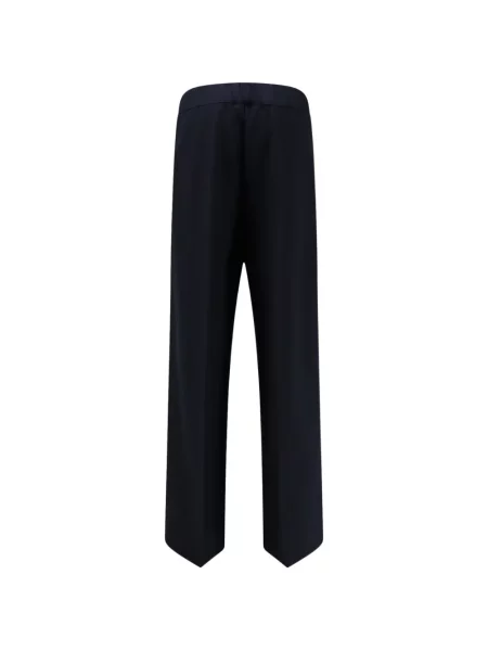 Pantaloni Semicouture cu talie înaltă albastru