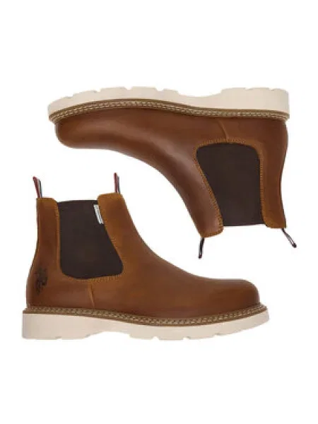 Bokacsizma U.S. Polo Assn. barna